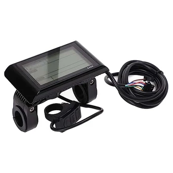 1 ШТ. ЖК-дисплей LCD-SW900, дисплей данных счетчика 24-72 В, Аксессуары для модификации электрического велосипеда