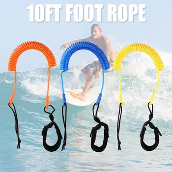 10 Футов в спирали Поводок для ног, веревка для доски для серфинга, подставка для весла, доска для серфинга