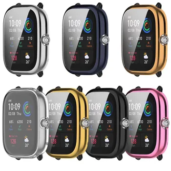 100шт Защитный Чехол для экрана Huami Amazfit Gts 4 Mini Watch Cases Красочный Защитный Чехол из Тпу для Amazfit Gts 4 Mini