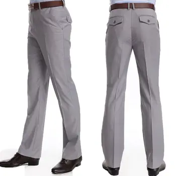 2023 Новые Тонкие мужские брюки, стрейчевые брюки, мужские солнцезащитные очки, высококачественная Классическая однотонная деловая одежда, Официальные костюмные брюки A45