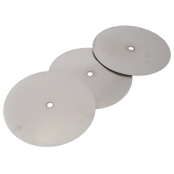 3 ШТ. Алмазный полировальный диск 8 дюймов серебристого цвета с зернистостью 600/1000/3000 для притирки шлифовального диска