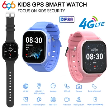 4G Умные часы Детский SOS вызов Видео HD камера GPS Wifi LBS Точное положение Умные часы для детей водонепроницаемые для IOS Android