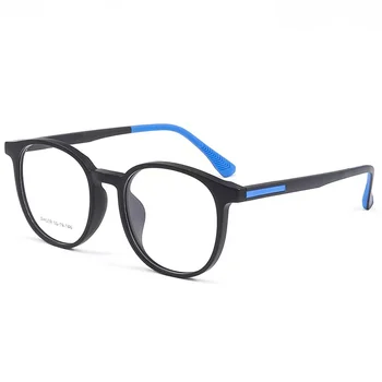 50 мм круглые сверхлегкие мужские очки TR в оправе для очков по рецепту, модные женские полнокадровые очки 039