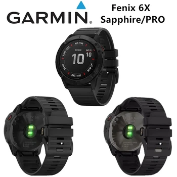 Garmin Fenix 6X Sapphire / 6X PRO GPS, измеряющий уровень кислорода в крови, частоту сердечных сокращений, спортивные часы на открытом воздухе, Международные многоязычные, без коробки