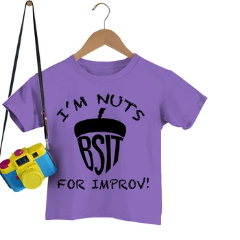 I'm Nuts for Improv/Детская Одежда с принтом 
