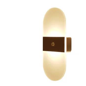 USB Перезаряжаемые настенные светильники Освещение с датчиком движения в помещении Прикроватный ночник для спальни Декор для коридора Лестницы Настенный светильник