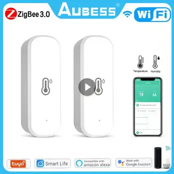 Zigbee Tuya WiFi Умный Дверной Датчик Детекторы Открытия и Закрытия Дверей Умный Дом Охранная Сигнализация Smart Life APP Control