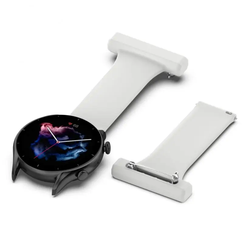 1 ~ 6ШТ браслет Смарт-Аксессуары, защищающие от пота, водонепроницаемый Универсальный 22 мм для Samsung Galaxy Watch3 силиконовый ремешок для часов1