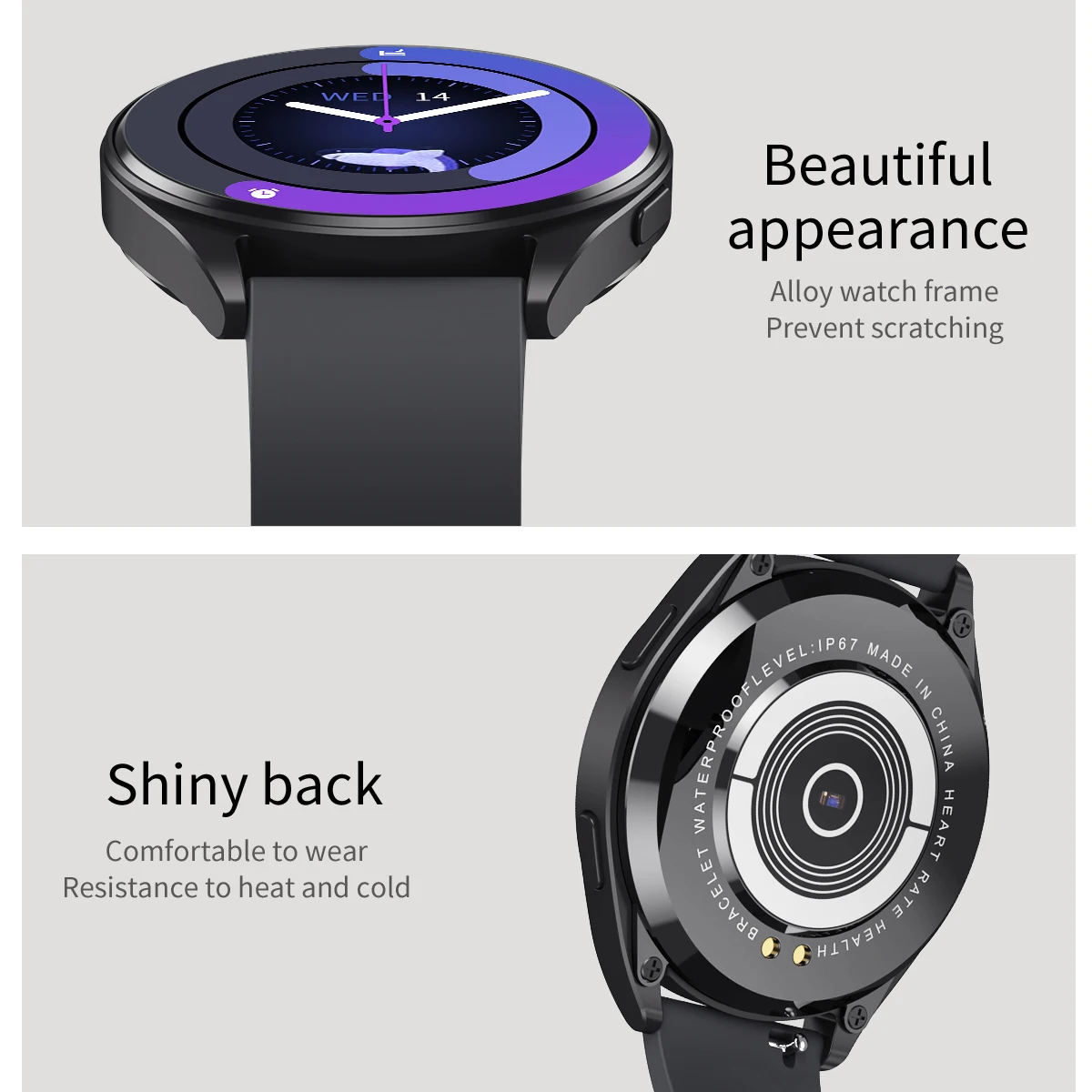 2023 Смарт-часы Мужские Женские Для Samsung Galaxy watch 6 Smartwatch Мужские BT Call Водонепроницаемые 1,5-дюймовые Часы с Экраном для Android IOS4
