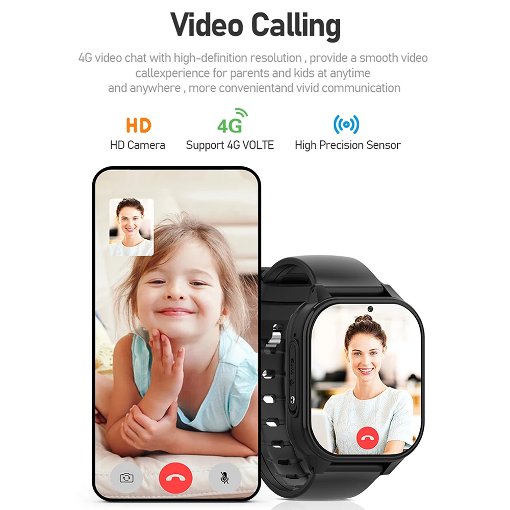 4G Умные часы Детский SOS вызов Видео HD камера GPS Wifi LBS Точное положение Умные часы для детей водонепроницаемые для IOS Android2