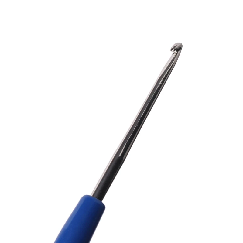 8 шт. Металлических спиц, Наборы крючков для вязания крючком с эргономичными ручками 0,6-1,75 мм 87HA5
