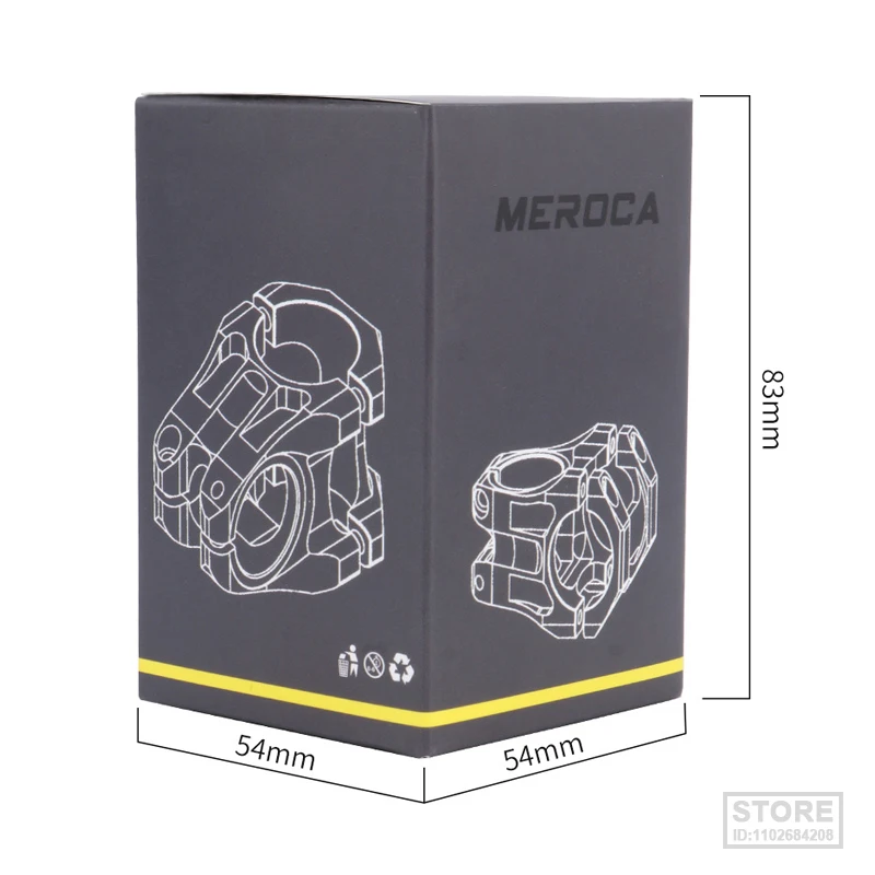 MEROCA CNC Велосипедный Вынос Руля MTB Power Короткий 35 мм Мост Для Горного Велосипеда 31,8 Труба Сверхлегкий Велосипедный Вынос Стояка DH AM Enduro5