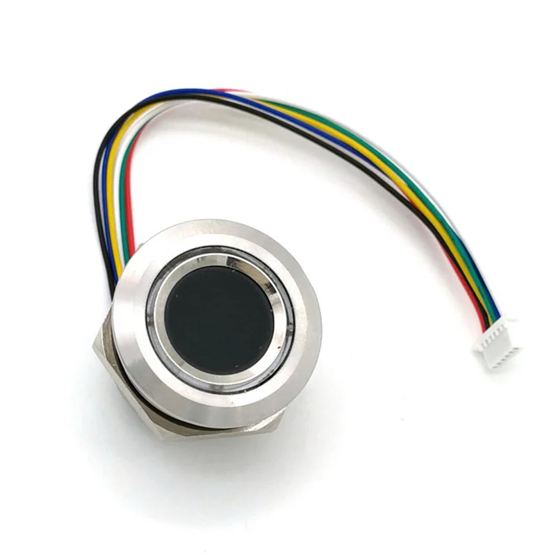 R503 Круглый RGB Кольцевой Индикатор LED Control DC3.3V MX1.0-6Pin Емкостный Модуль Отпечатков пальцев, Датчик Сканера, 15 мм2