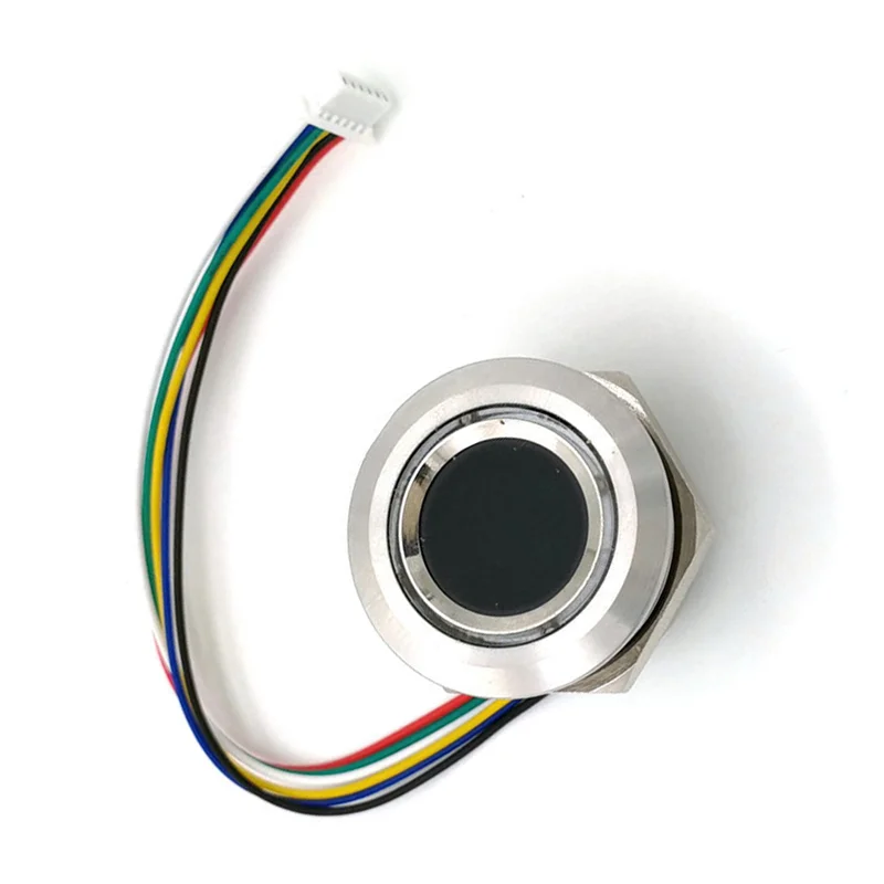 R503 Круглый RGB Кольцевой Индикатор LED Control DC3.3V MX1.0-6Pin Емкостный Модуль Отпечатков пальцев, Датчик Сканера, 15 мм4