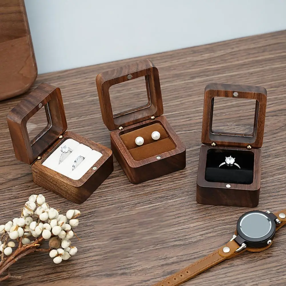 Коробка для сережек, экологичный Легкий портативный Антикварный кулон, коробка для колец, Коробка для ожерелья на День рождения2