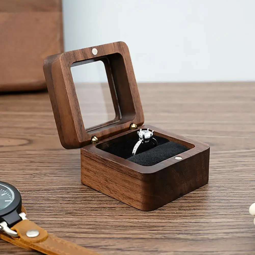 Коробка для сережек, экологичный Легкий портативный Антикварный кулон, коробка для колец, Коробка для ожерелья на День рождения3