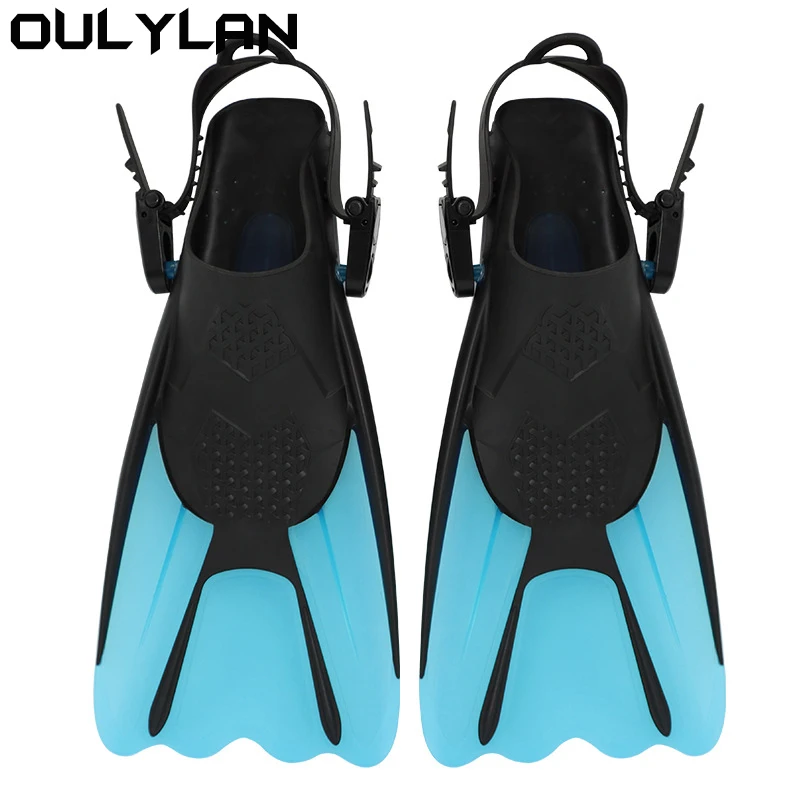 Ласты для подводного плавания Oulylan, Регулируемая обувь для плавания, Силиконовые Длинные ласты для подводного плавания, Снаряжение для дайвинга для взрослых2