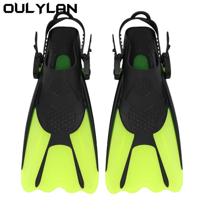 Ласты для подводного плавания Oulylan, Регулируемая обувь для плавания, Силиконовые Длинные ласты для подводного плавания, Снаряжение для дайвинга для взрослых3