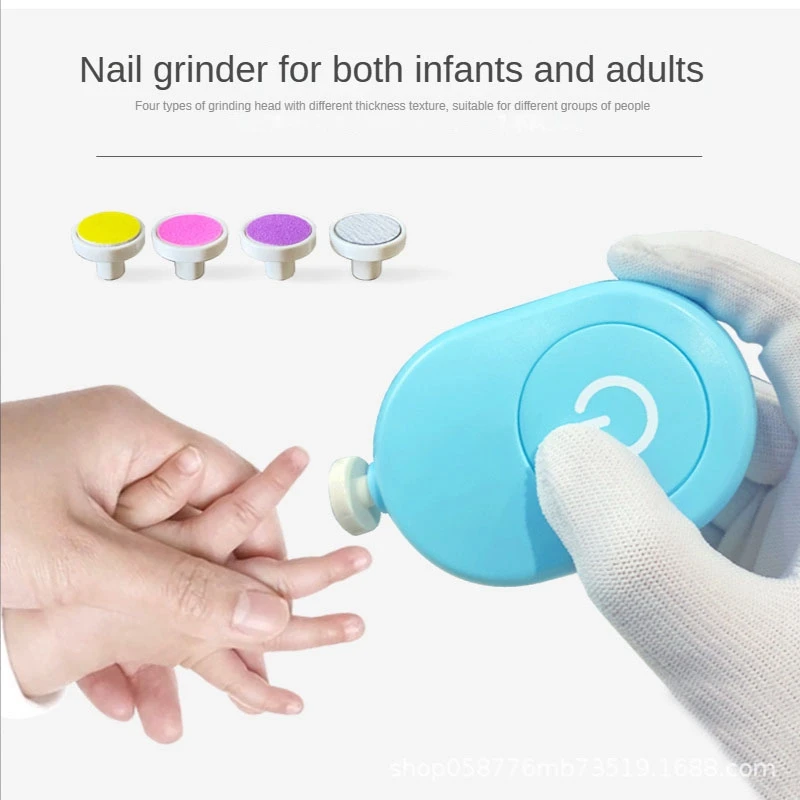 Электрический Триммер для ногтей, детский инструмент для полировки ногтей, Набор для ухода за ребенком, Маникюрный набор, легко Подстригаемые кусачки для ногтей для новорожденных1