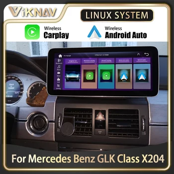 Автомагнитола Linux для Mercedes Benz GLK Class X204 радио CarPlay Беспроводное головное устройство Android Auto Multimedia carplay navigation
