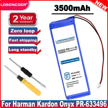 Аккумулятор LOSONCOER 3500mAh PR-633496 для Harman Kardon Onyx PR-633496 для замены аккумулятора Бесплатные инструменты