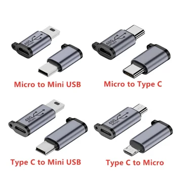 Алюминиевый Сплав Mini Type C USB Адаптер USB 3.0 USB-C OTG Конвертер Передачи Данных для Камеры Телефона Планшета Ноутбука U Диска