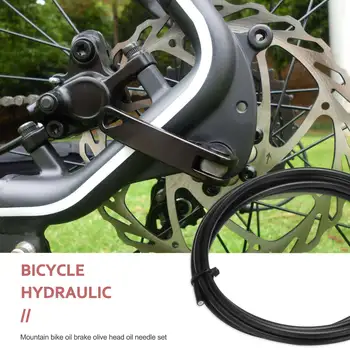Велосипедный тормозной шланг BH90 MTB Трубка гидравлического дискового тормоза 2,5 М Соединительная вставка Оливковый комплект