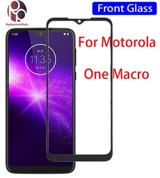 Замена сенсорной панели 10шт для Motorola Для Moto One Macro XT2016 LCD Передняя внешняя стеклянная линза с клеем OCA