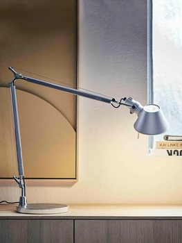 Итальянский дизайнер Tolomeo в индустриальном стиле, офисный стол для чтения, защита глаз, затемнение, длинная механическая настольная лампа с коромыслом