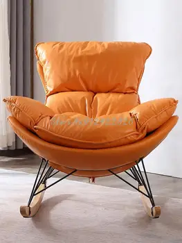 Кресло-качалка ленивое кресло удобный ленивый диван гостиная диван для отдыха односпальный диван кресло-качалка на балконе кресло-качалка