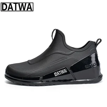 Мужская уличная водонепроницаемая нескользящая обувь для рыбалки Datwa, легкая рабочая обувь для рыбалки от дождя, износостойкие резиновые походные ботинки