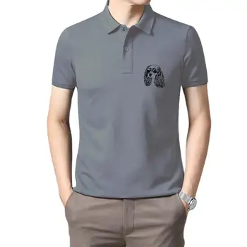 Мужская футболка Cavalier King Charles Spaniel -Изображение от Shutter Stock, новейшие мужские футболки с забавной летней мужской одеждой
