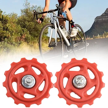 направляющие колеса из 2шт, снижающие нагрузку веса на задний переключатель, повышают эффективность переключения передач Аксессуары для велосипедов