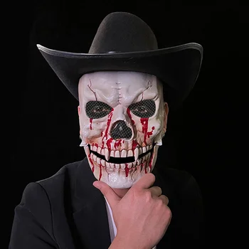 НОВАЯ маска на Хэллоуин, маска с подвижной челюстью и черепом, шлем, маска ужасов на Хэллоуин, маскарад, маскарадный декор для Мускусной вечеринки 2022, маски с черепом