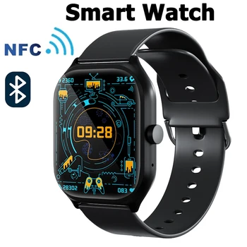 Новинка в Умных часах Huawei Xiaomi Watch 4 Pro Bluetooth Call NFC Частота Сердечных сокращений Женские Мужские Спортивные часы Fintess Watch 8 PK Gts4Mini T800