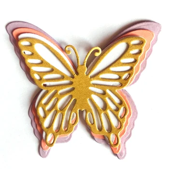 Резка металла в форме бабочки своими руками, высечки, тиснение бумажных карточек, скрапбукинг