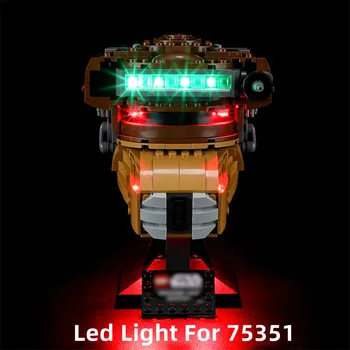 Светодиодная подсветка горит для кирпичей 75351 Building Blocks (без модельных кирпичей)