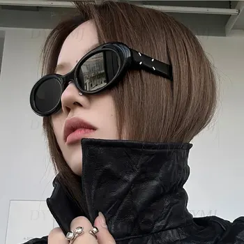 Солнцезащитные очки DYTYMJ с овальным кошачьим глазом, женские интернет-знаменитости, очки в мелкой оправе, индивидуальность, темперамент, легкие роскошные солнцезащитные очки