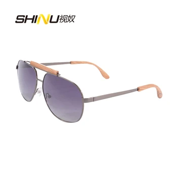 Солнцезащитные очки бренда SHINU Мужские Брендовые дизайнерские солнцезащитные очки Мужские поляризованные солнцезащитные очки деревянные очки Металлические очки темные очки