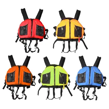 Спасательные жилеты для взрослых для плавания на лыжах, одежду на плечах и сбоку можно свободно регулировать с помощью светоотражающей полосы