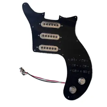 улучшенная Гитара Guitar Pickguard Set SSS Звукосниматели Alnico