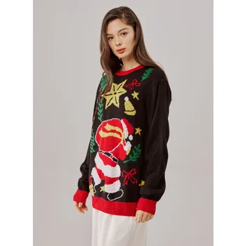 Уродливый Рождественский свитер, рождественский свитер, вязаный джемпер