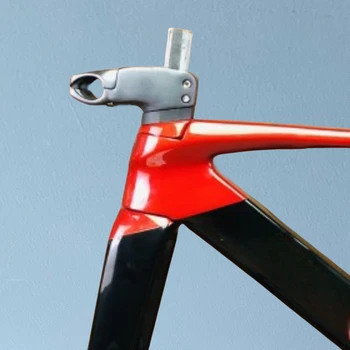 Черно-красная Карбоновая Рама Дорожного велосипеда SLR T1100 с Дисковым Тормозом с Рулем + стержнем Свяжитесь с нами для получения дополнительных фотографий